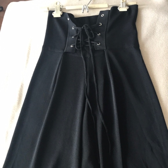 Zara Knit Wide Legged Pants - Picture 2 of 4